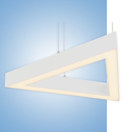 Светильник Trio серия vs-ds-Trio в белом корпусе с протоколом управления Dali