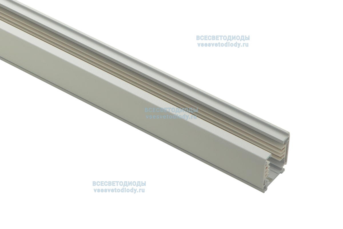 Шинопровод трехфазный для трековых светильников 2м, белый